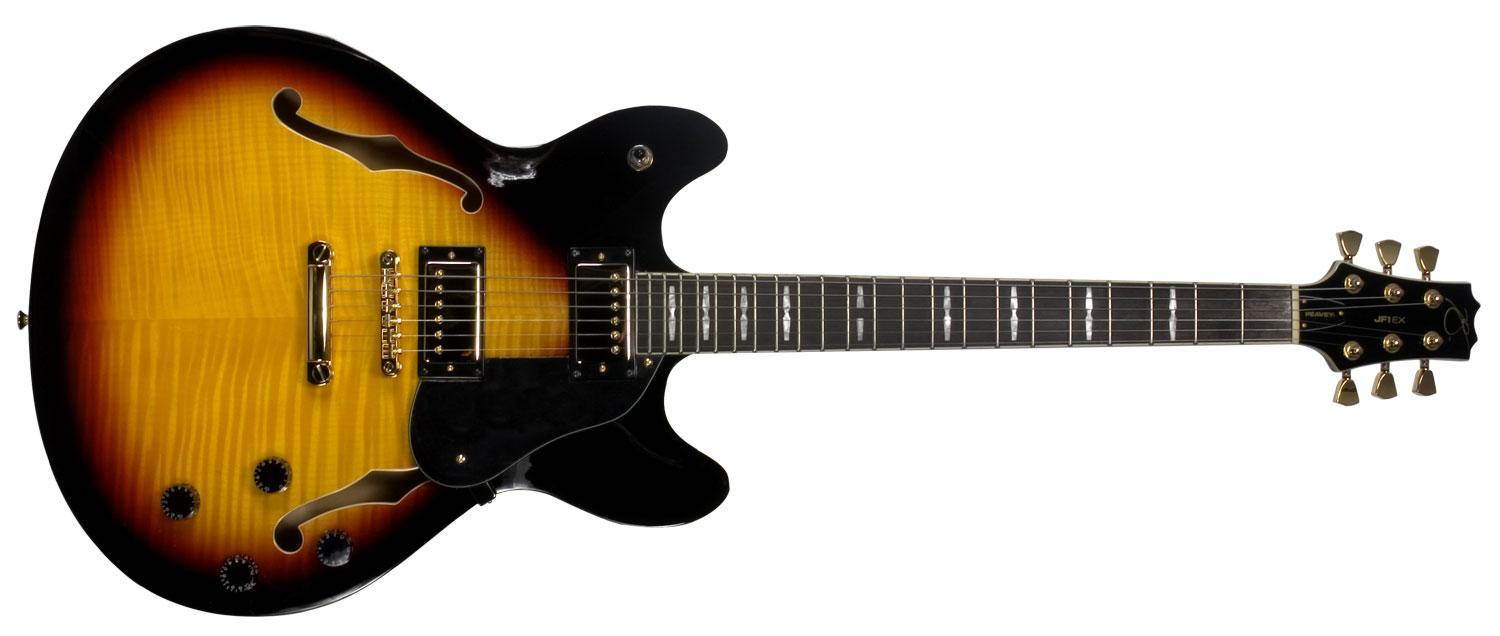 Peavey JF-1 Hollow-Body Electric Guitar, Sunburst