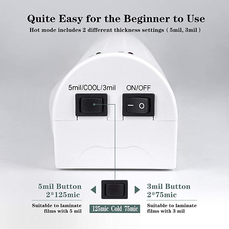 Laminator Machine for A3A4A6 Laminating Machine with Two Roller System New UpgradeFaster Warmup Quicker Laminating for Home and Office Use with 30 Pouches A3 laminator