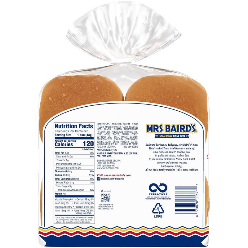 Mrs. Baird's Hamburger - 12oz