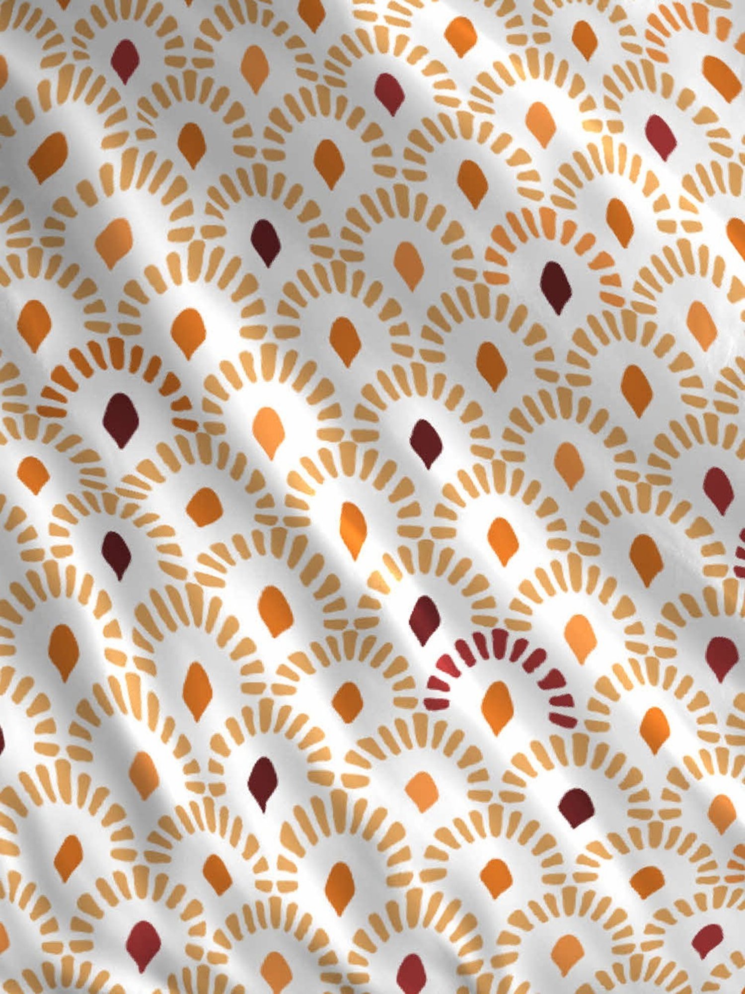 Living Roots Printed Grey 300 TC Cotton Single Diwan - Set of 8