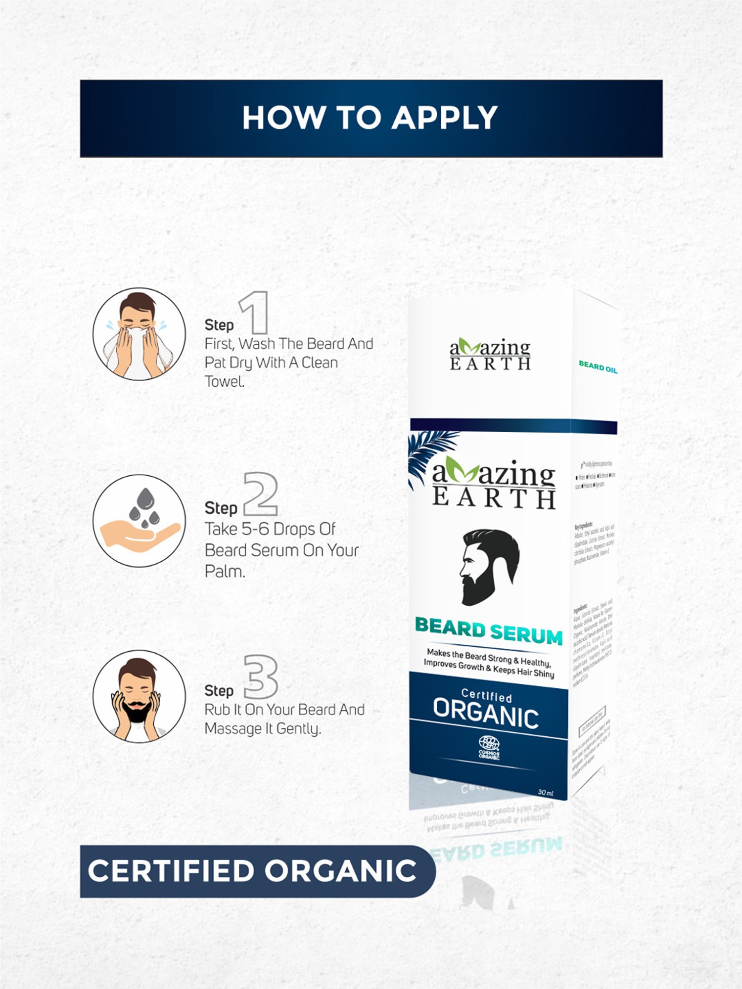 Amazing Earth Beard Serum - 30 ml