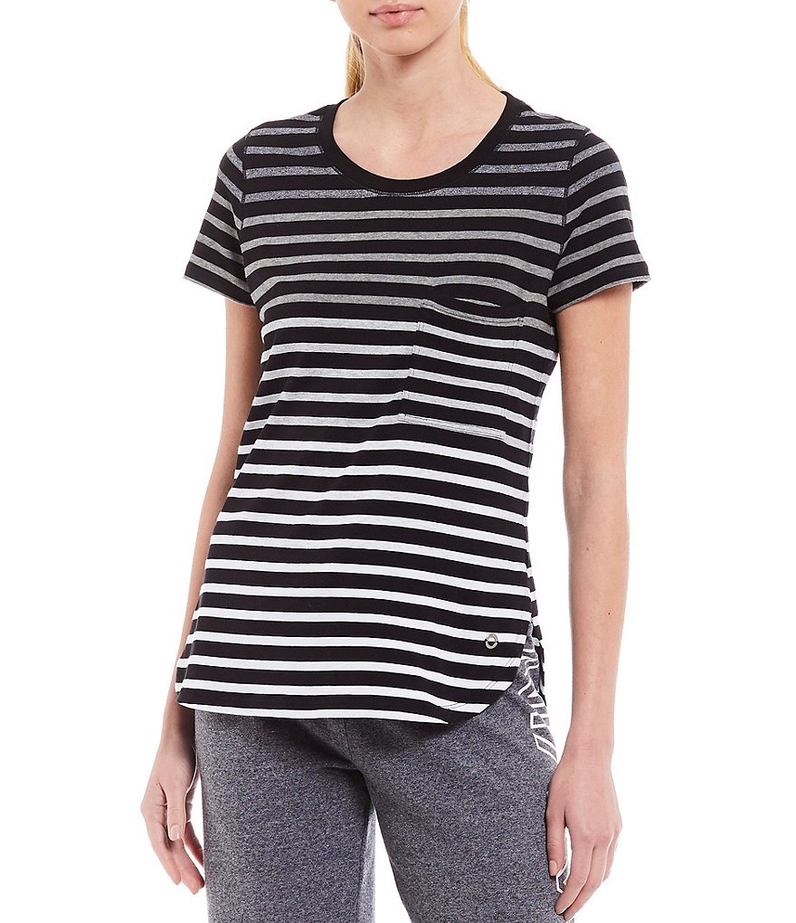 Calvin Klein Performance Short Sleeve Round Hem Pocket Tee