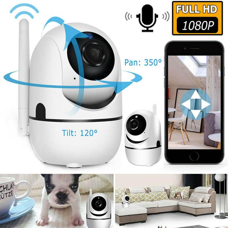 Rotatable 1080P HD Wireless WIFI IP CCTV Smart Home Security Surveillance Camera Night Vision Built-in Microphone With Megaphone Speaker Support SD Card Video Recording U.S.A