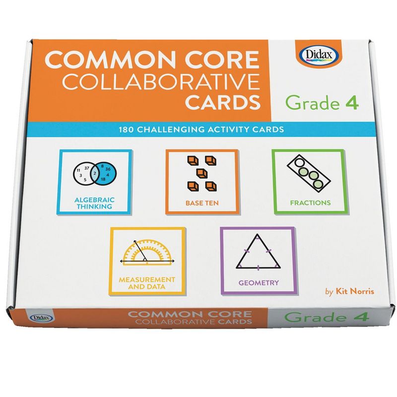 Didax Common Core Collaborative Cards, Grade 4