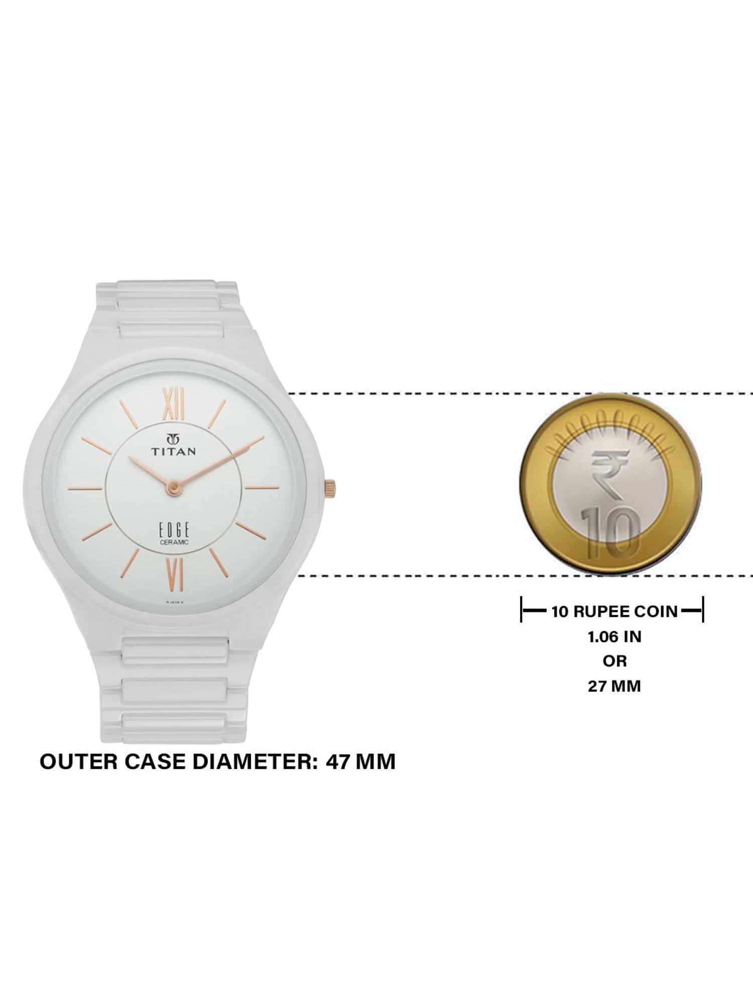 Titan NQ1696QC04 Edge Analog Watch for Men