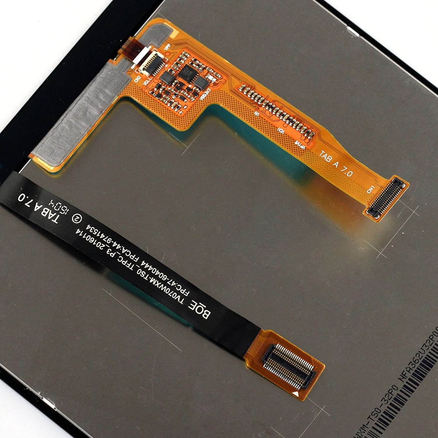 XQ - LCD Display + Touch Screen Digitizer Sense Assembly Black for Samsung Galaxy Tab A 7.0 T280 Replacement