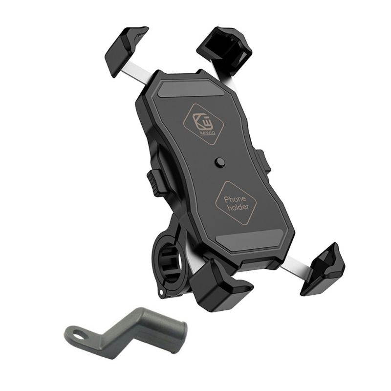 Bicycle Motorcycle Phone Holder Cradle Clamp Mount for iPhone 3.5-6.5" Cellphone