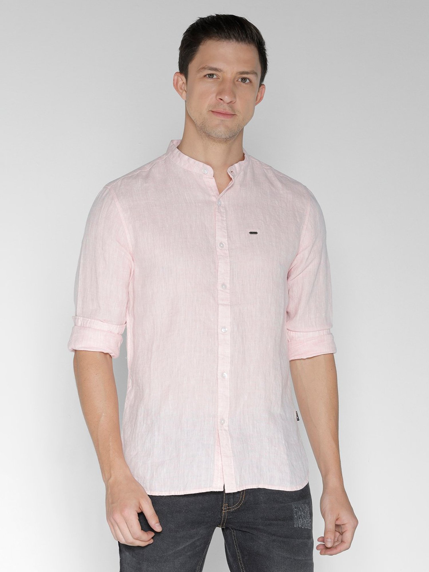 Identiti Pink Slim Fit Shirt