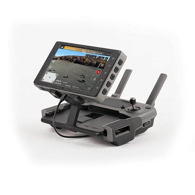 Crystalsky Mounting Bracket Controller Monitor Bracket Clip Holder Aluminum Compatible with Mavic 2/Mavic AIR/Mavic PRO/Spark Drone