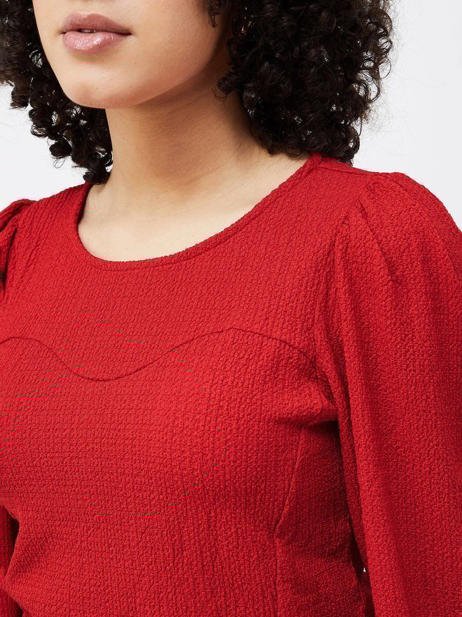 Ginger by Lifestyle Red Regular Fit Top