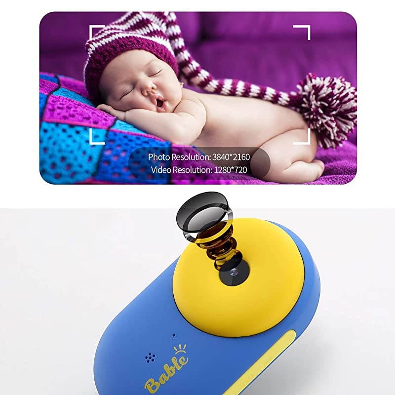 Kids Camera  Q1 Digital Video Camcorder Action Camera Rechargeable with 8G SD Card 2.0&rdquo; for 3-12 Year Old Boys and Girls Birthday Festival Gift