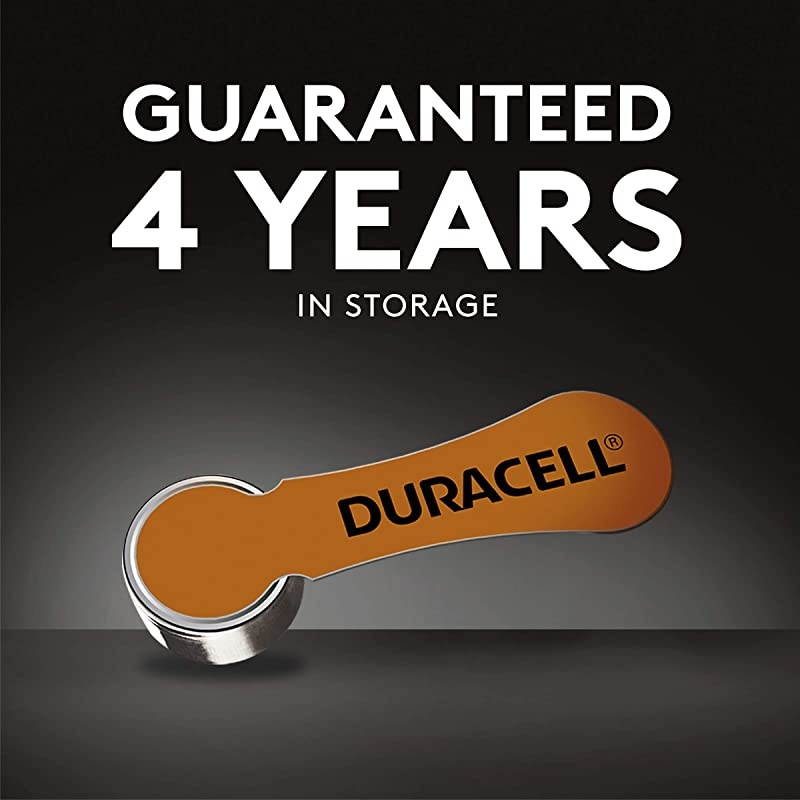 Hearing Aid Batteries Size 10 Yellow long lasting battery with EasyTab for ease of installation 12 count