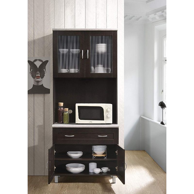 Wood 2 Door Storage Cabinet in White-Pemberly Row