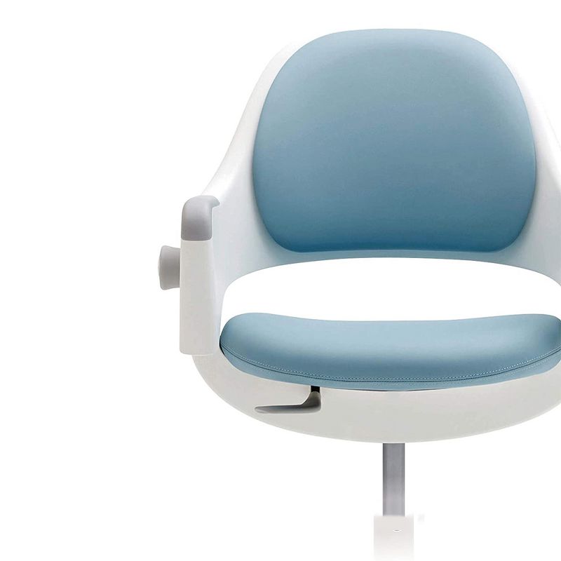 SIDIZ Ringo Swivel Series Height and Depth Adjustable Kid Desk Chair with Sit Brake Casters and Footrest for Ultimate Posture Support, Blue