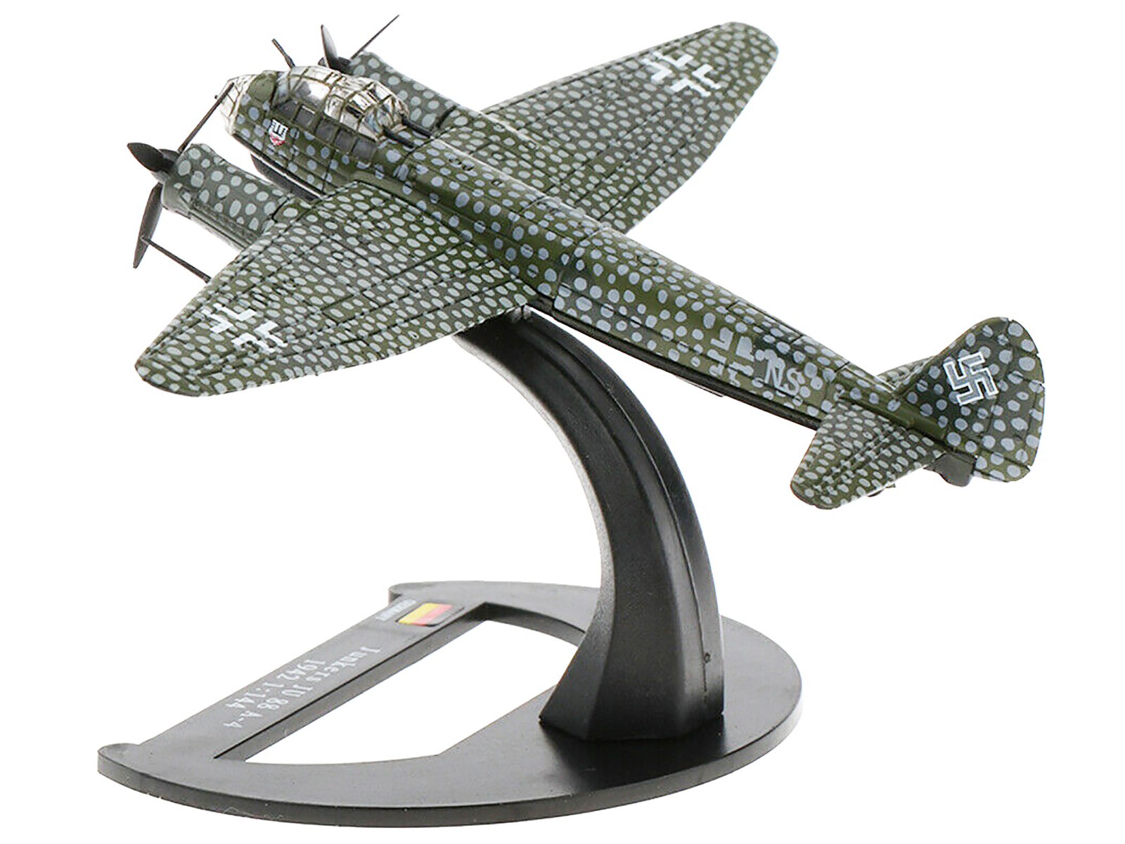 Junkers Ju 88 A-4 Combat Aircraft "8./KG 6 Operation Steinbock" German Luftwaffe (1944) "Planes of World War II" Series 1/144 Diecast Model Airplane by Luppa