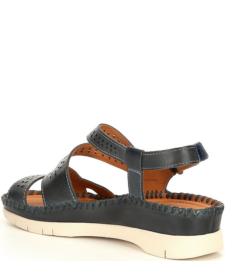 Pikolinos Altea Lazer Cut Banded Wedge Sandals