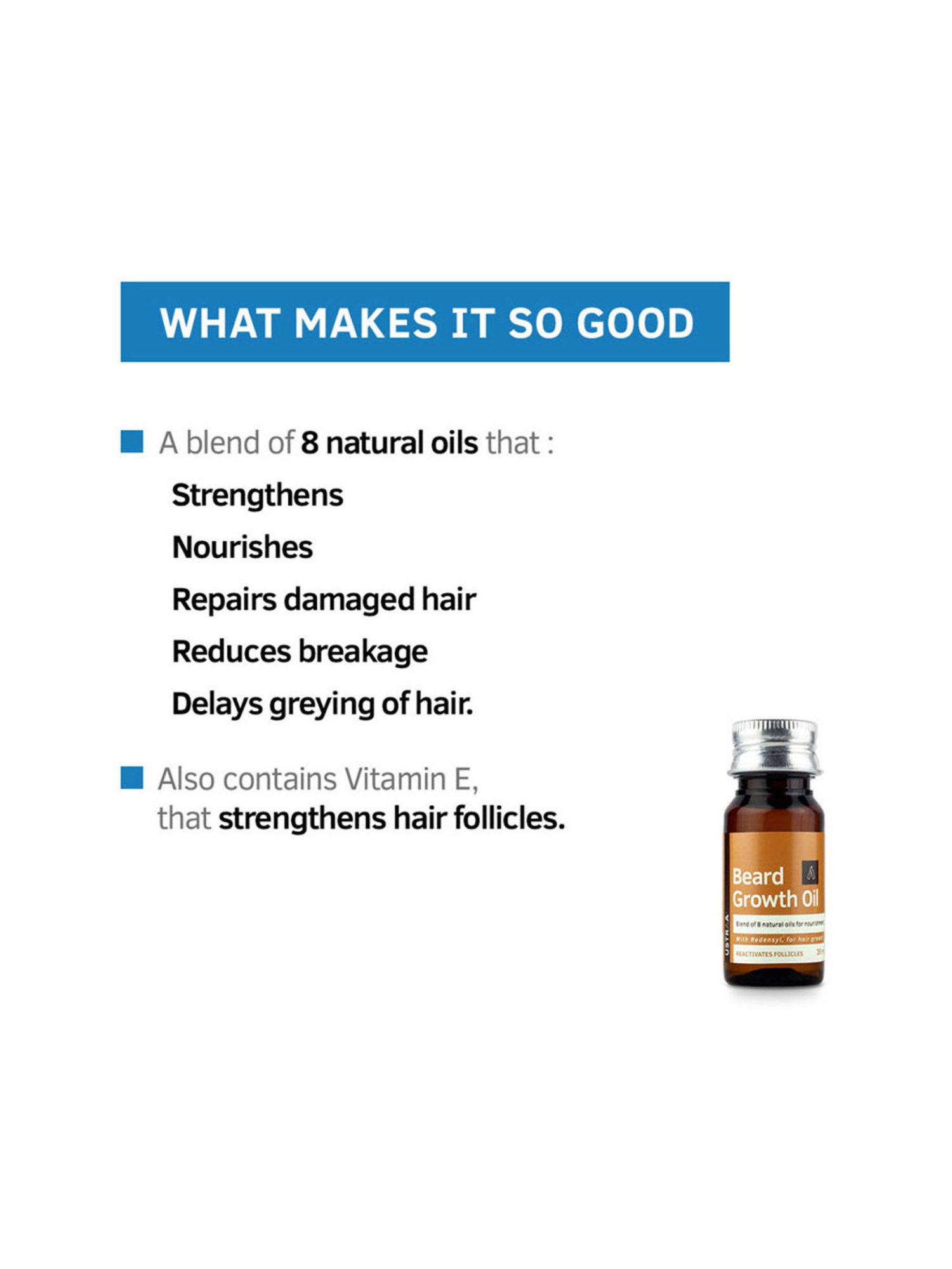 Ustraa Ayurvedic Cold Pressed Oil - 200 ml & Beard Growth Oil - 35 ml