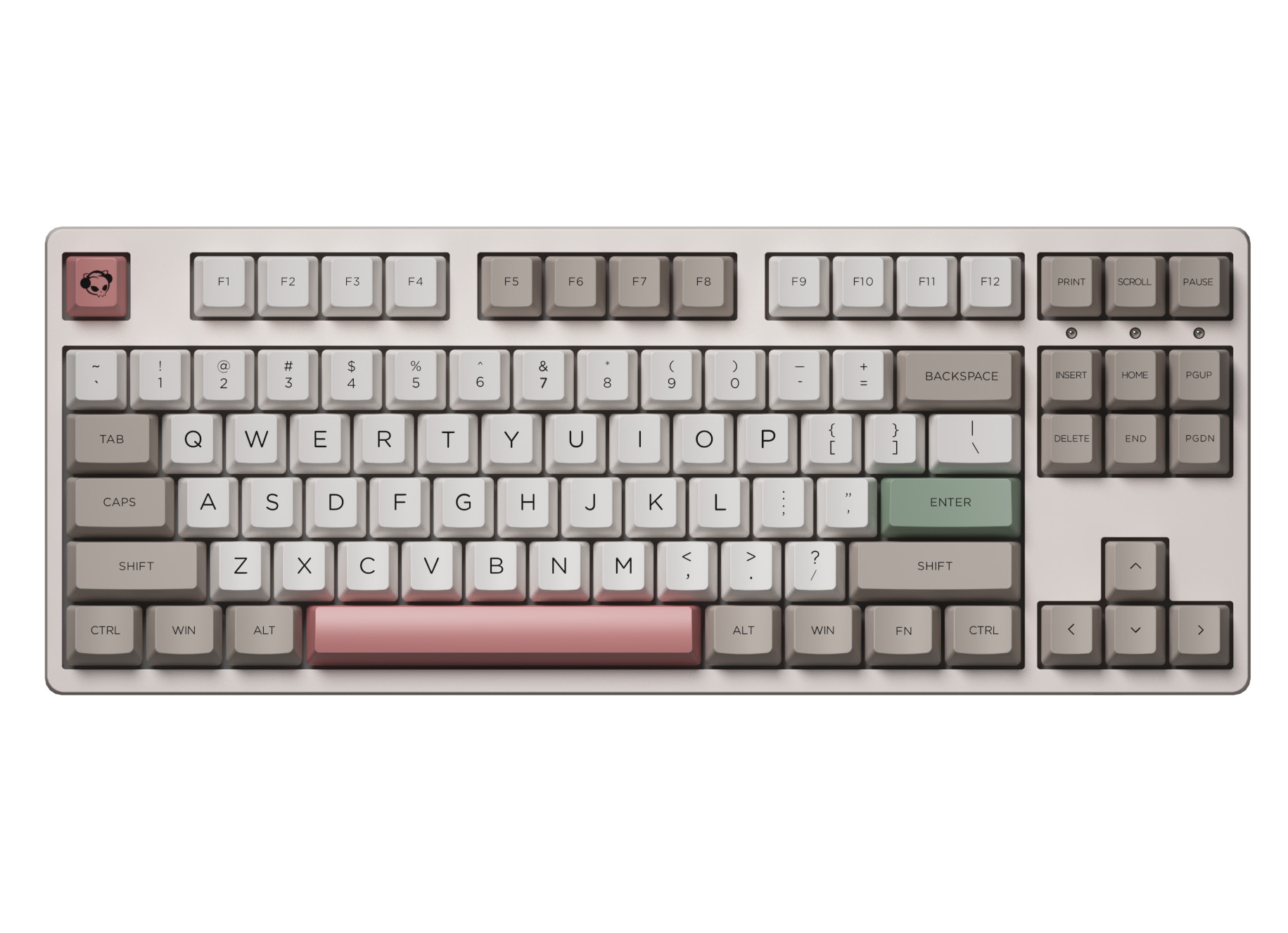 Akko 3108V2 Sailor Moon Gaming Mechanical Keyboard Pink Switch Double Shot Dye Sub PBT Keycaps NKRO Detachable USB Type-C Pink Cat Paw