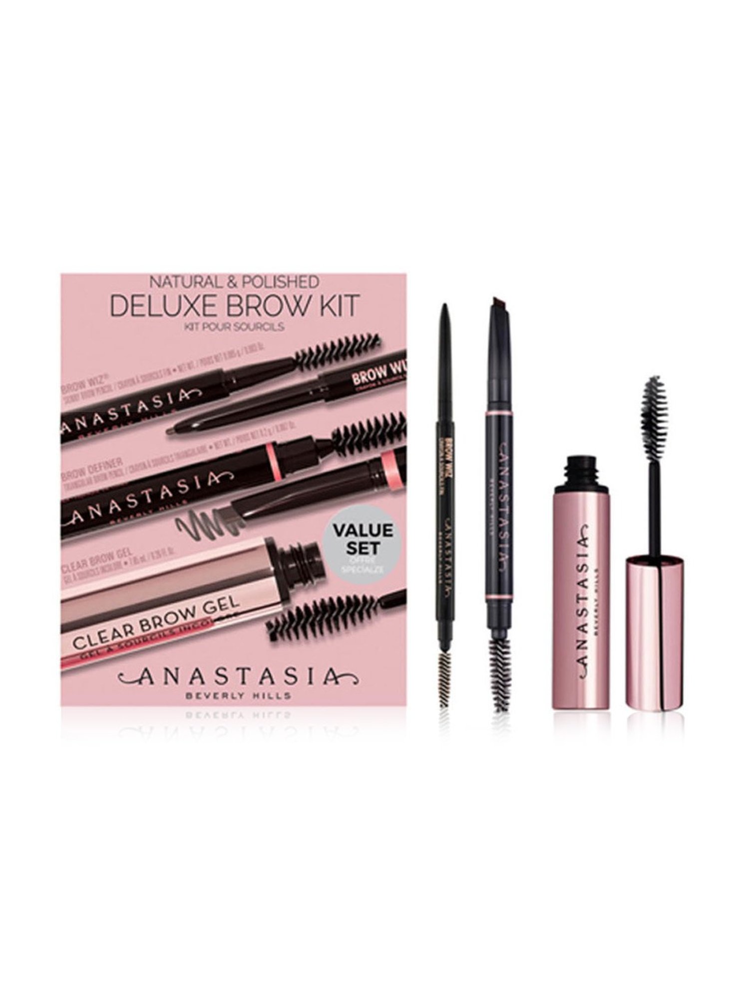 Anastasia Beverly Hills Natural and Polished Deluxe Ebony Brow Kit