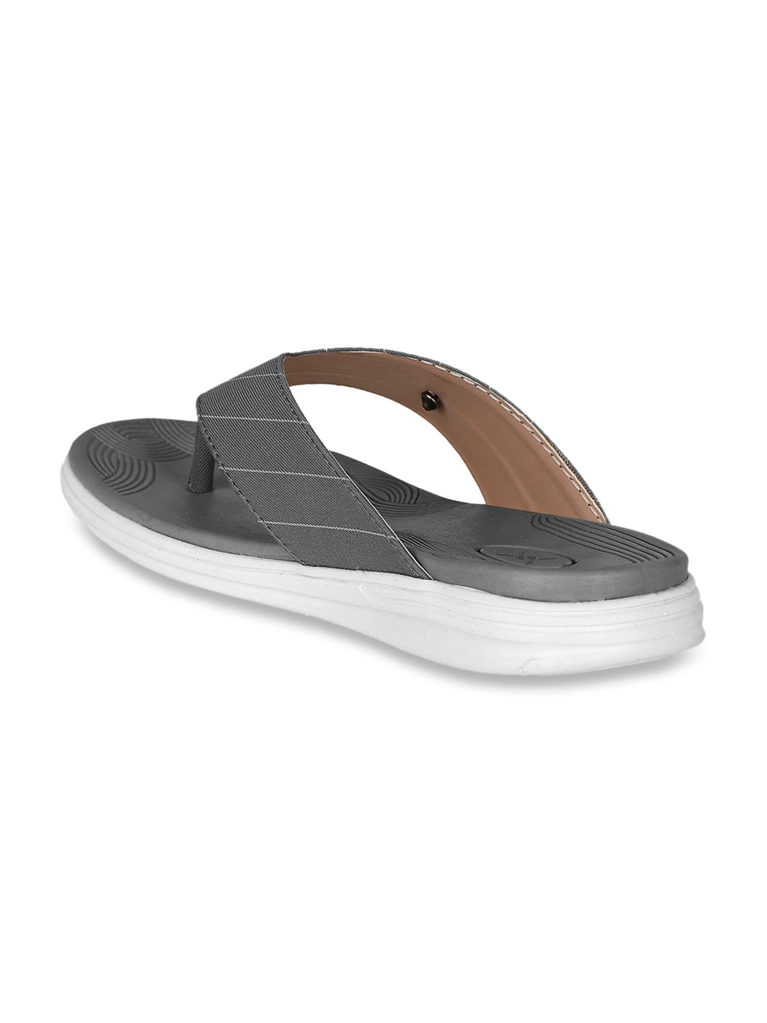 CL Sports by Carlton London Women's Grey Flip Flops