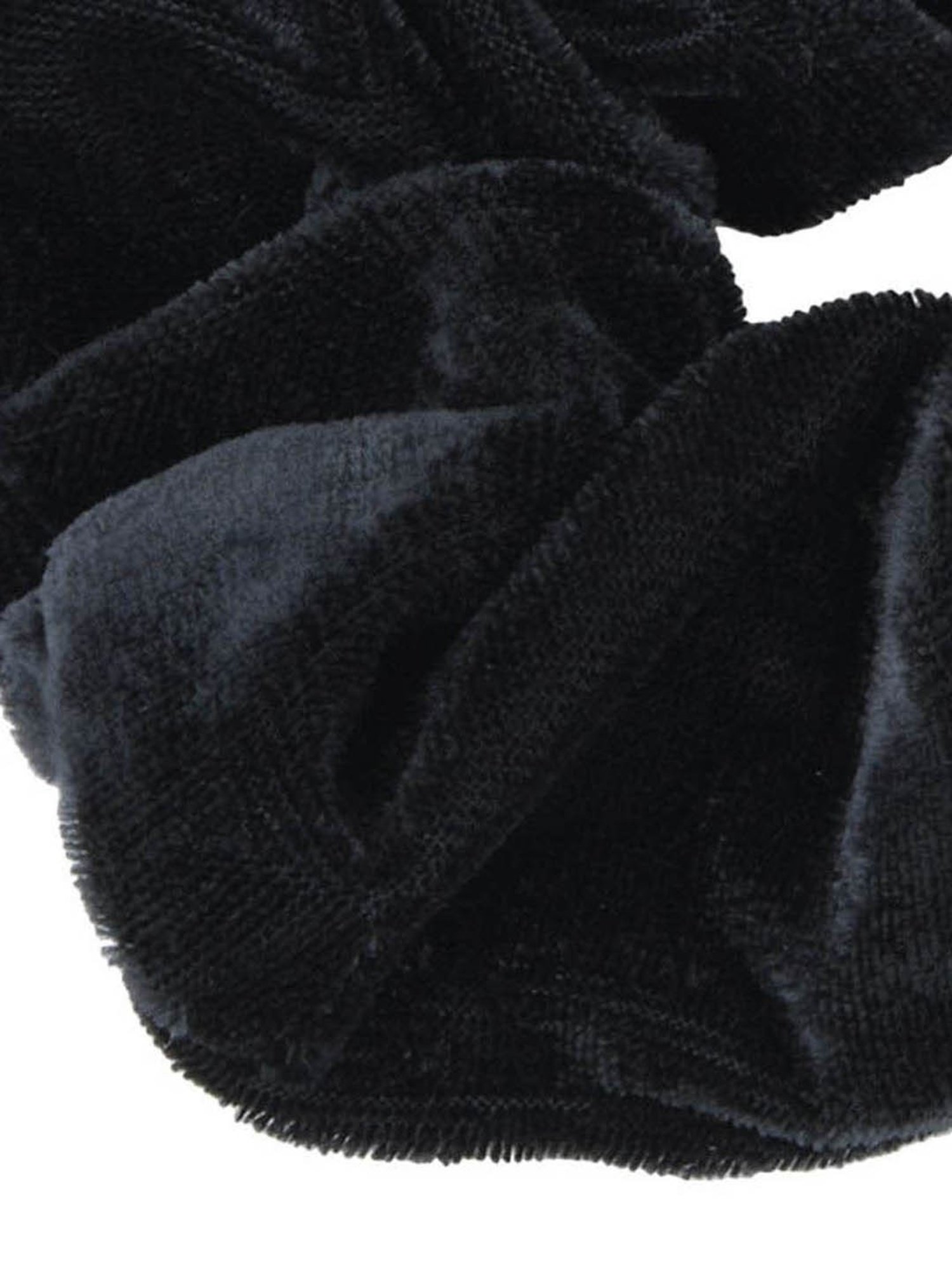 Accessorize London Black Solid Hair Scrunchies