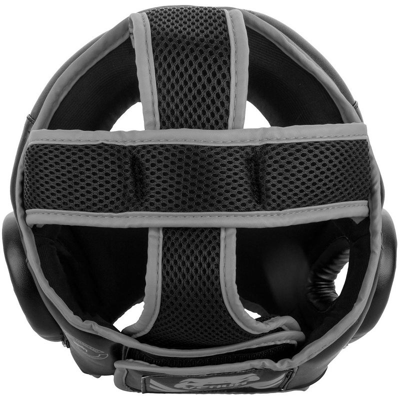 Venum Challenger 2.0 Skintex Leather MMA Training Headgear - Black/Gray