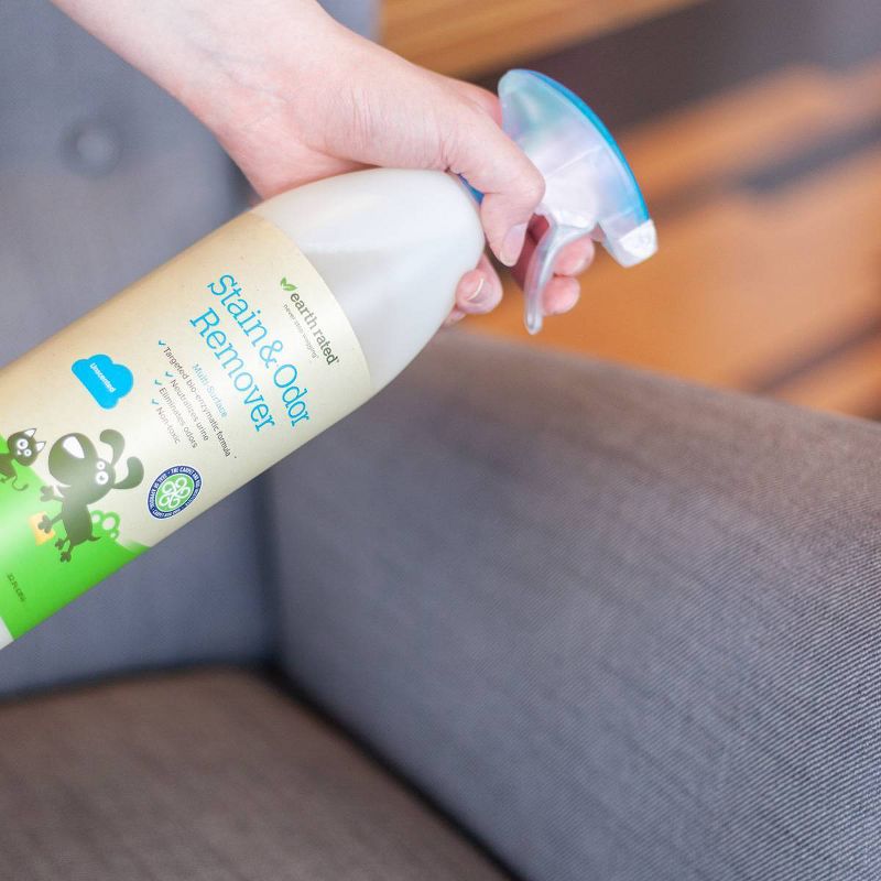 Earth Rated Pet Stain & Odor Remover for Dogs and Cats- Unscented - 32oz