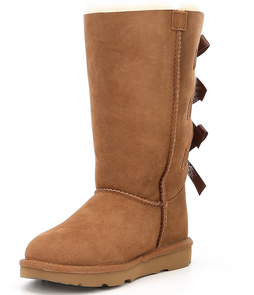 UGG&reg; Girls' Bailey Bow Suede Tall II Boots (Youth)