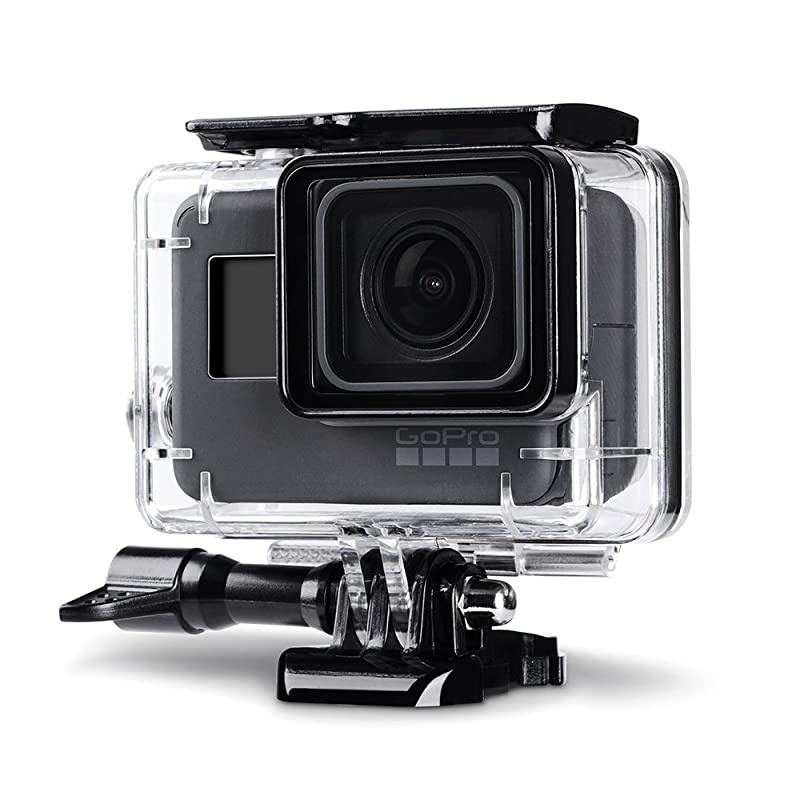 Waterproof Housing Case for GoPro Hero 9 Black with Tempered Glass Screen Protector, 45M/148FT Underwater Protective Dive Case Shell for Go Pro Hero9 Camera Accessories