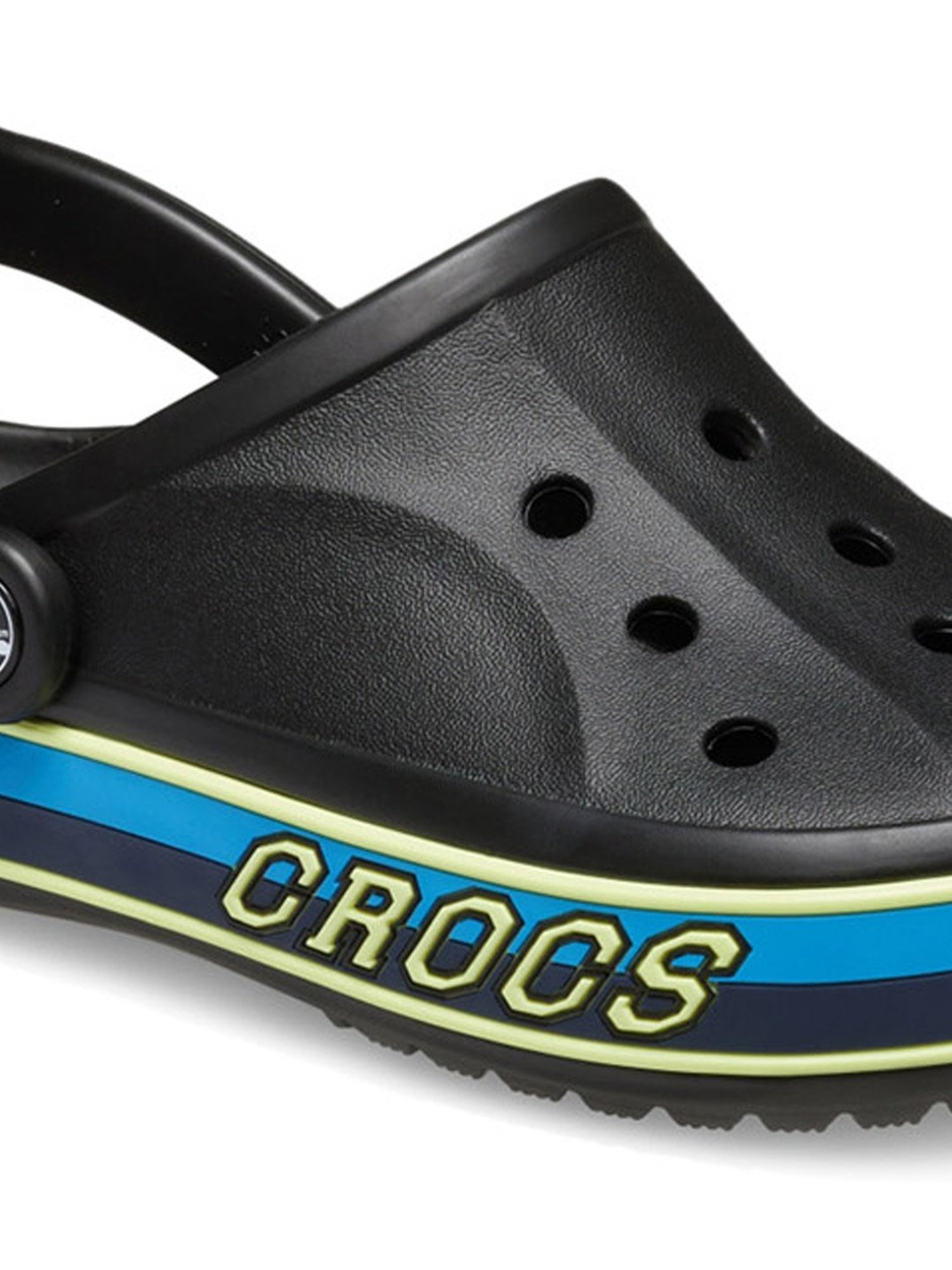 Crocs Men's Bayaband Black Back Strap Clogs