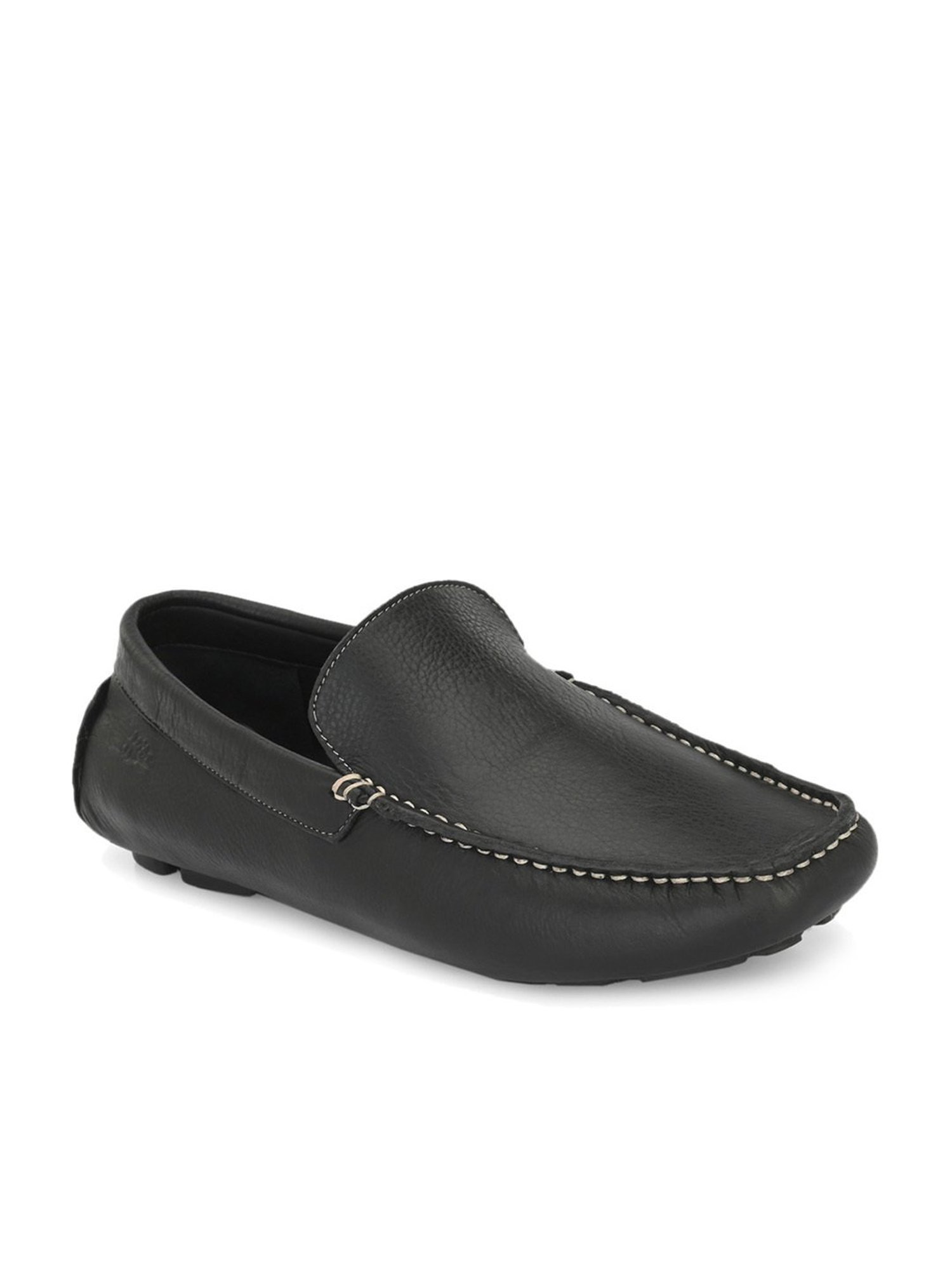 Hitz Men's Black Casual Loafers