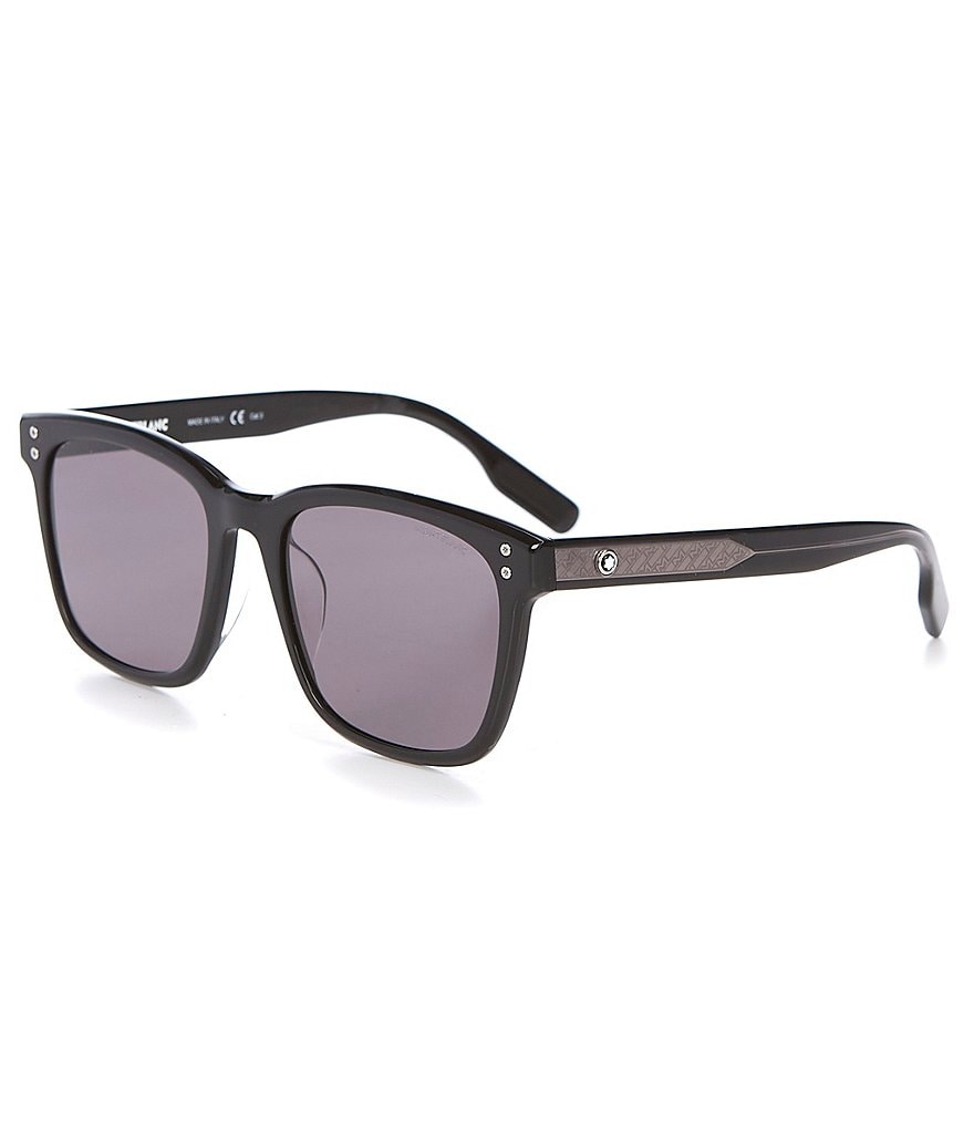 Montblanc Men's Square 55mm Sunglasses