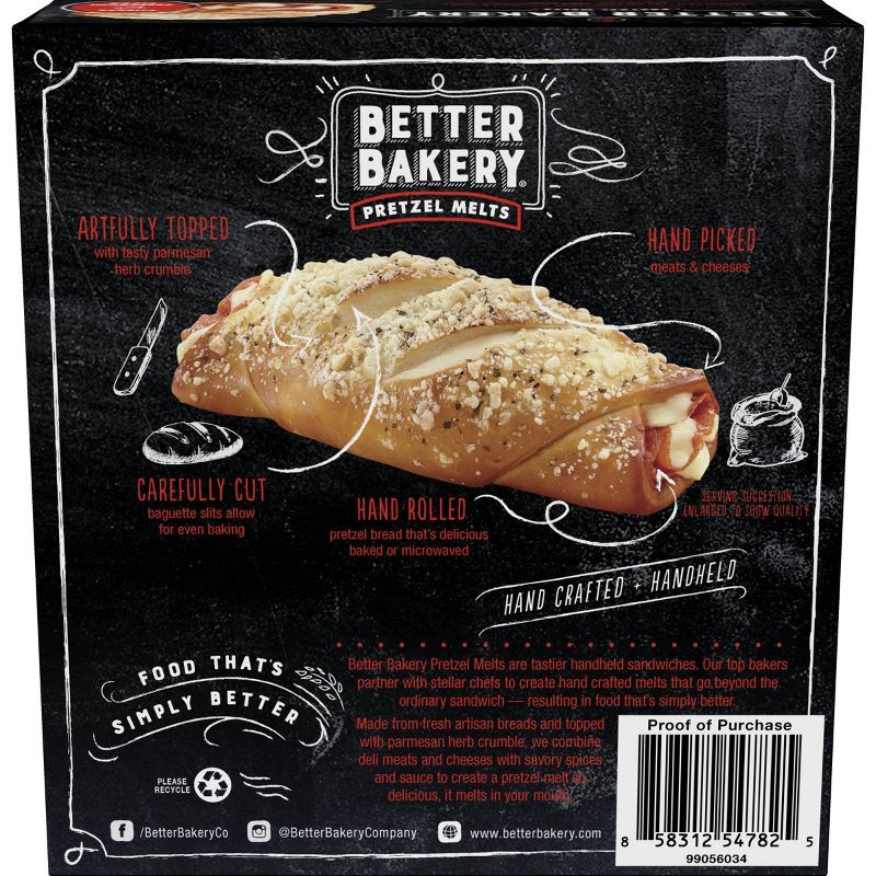 Better Bakery Pepperoni Frozen Pretzel Melts - 9oz