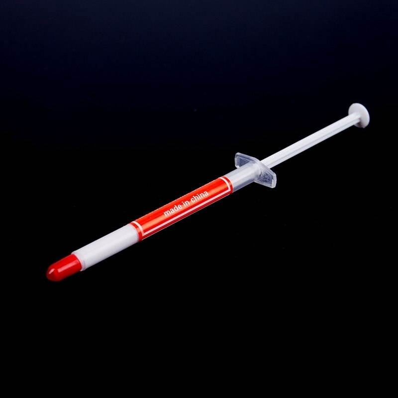 Silicone Thermal Heatsink Compound Cooling Paste Grease PC CPU & 40X40X12mm Aluminum Water Liquid Cooler Block Heatsink