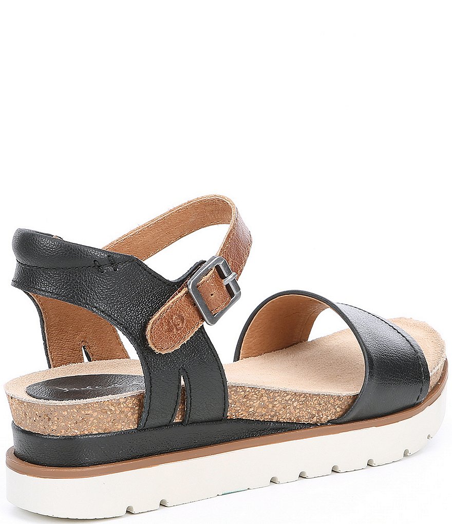Josef Seibel Clea 01 Leather Platform Wedge Sandals