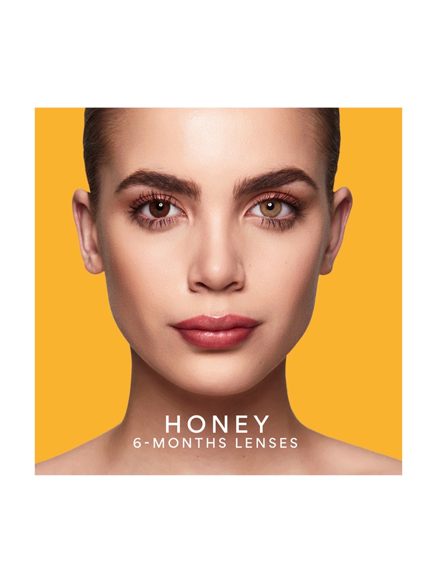 Swati Cosmetics Coloured Contact Lenses - Honey (6 Months, Power -2.75)