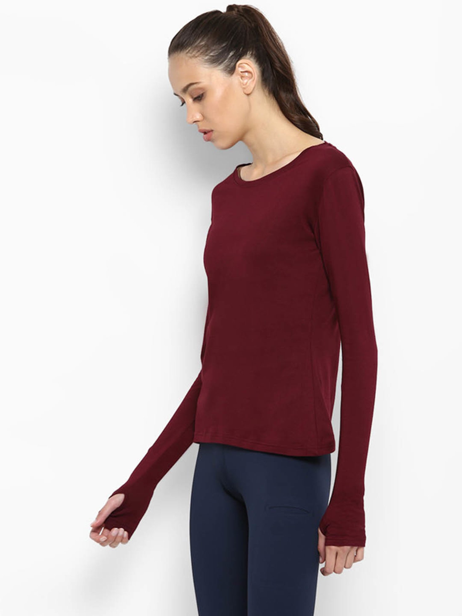 Appulse Maroon & Dark Pink Cotton T-Shirt - Pack of 2