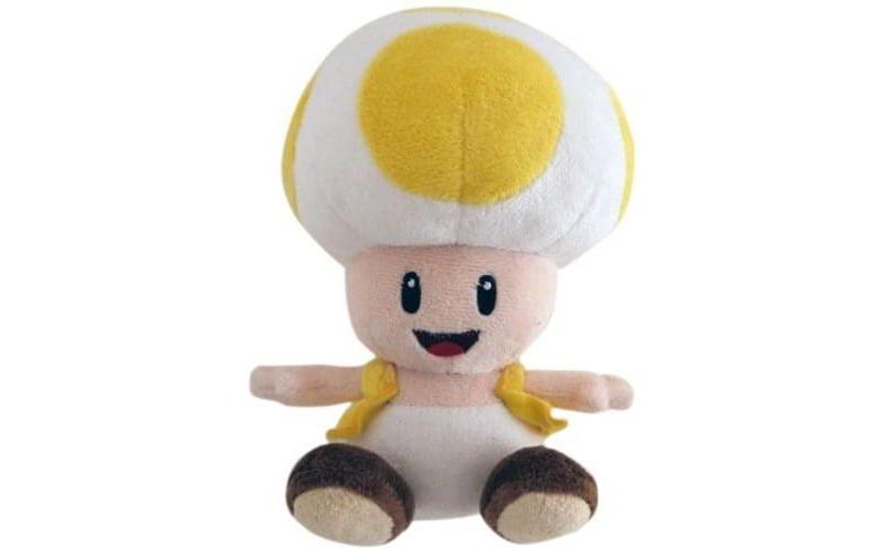 Little Buddy LLC Super Mario Bros 6" Plush Yellow Toad