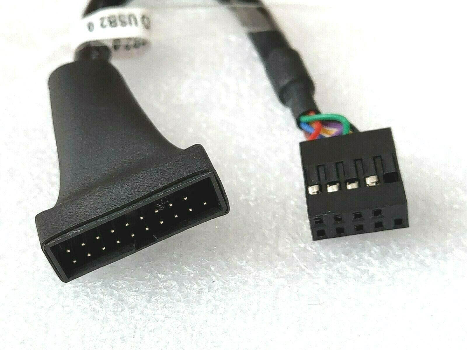 15cm USB 2.0 9 Pin Header Female to Motherboard USB 3.0 20 Pin Male Cable