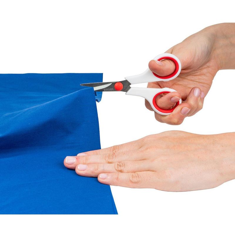 Singer Fabric & Craft Scissors Set W/Comfort Grip 2/Pkg-8.5" Lightweight & 4.75" Detail Scissors