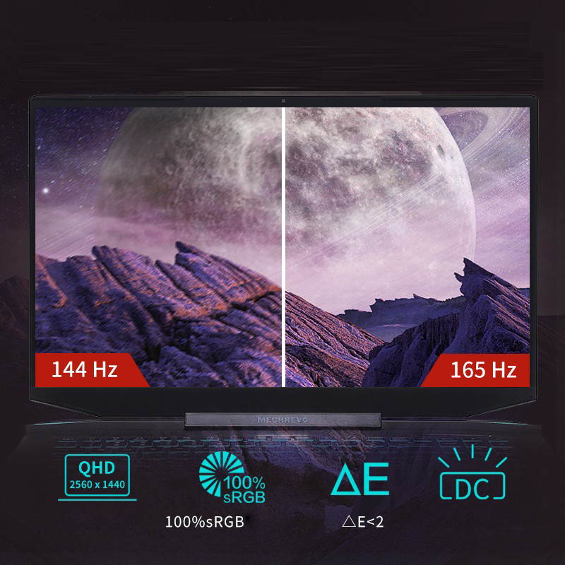 MECHREVO Gaming Notebook AMD R5-4600H 16G DDR4 512G SSD GTX1650 TI 15.6" Screen