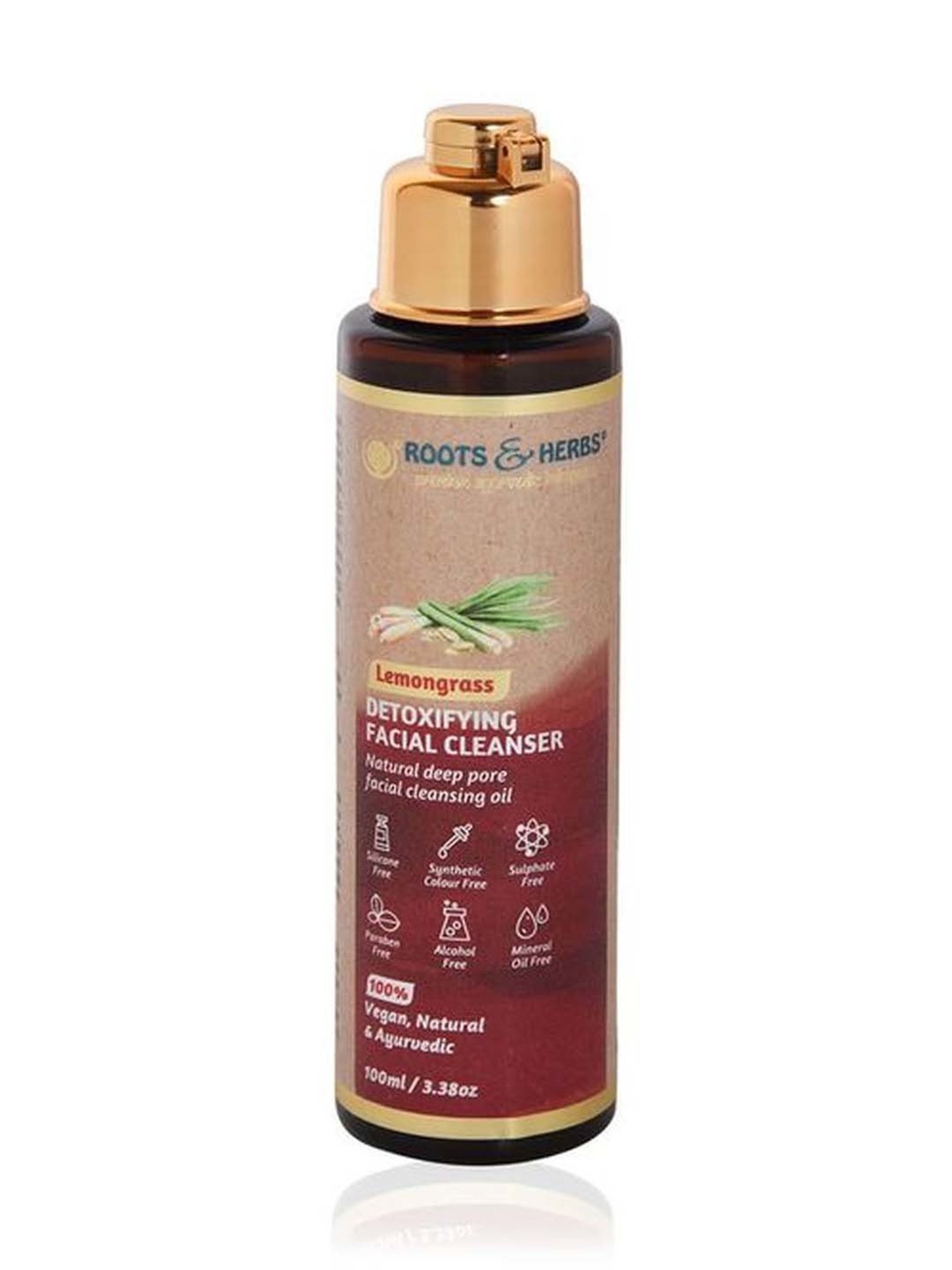 ROOTS AND HERBS Lemongrass Detoxifying Facial Cleanser - 100 ml
