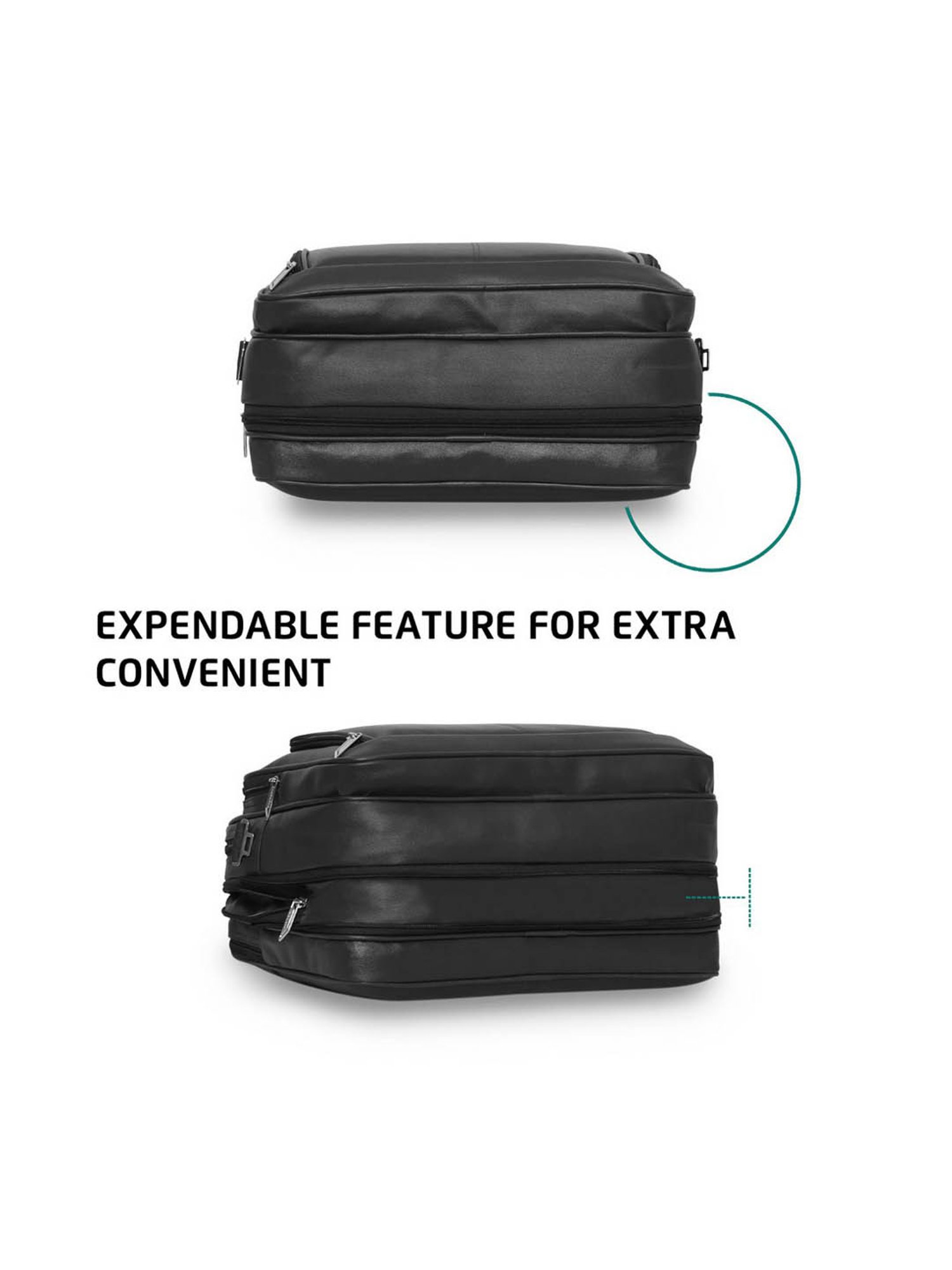 Priority Black Synthetic Large Messenger Bag