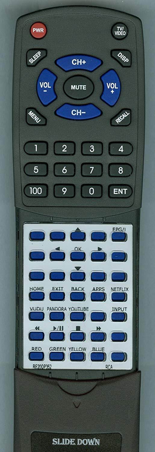 Replacement Remote for RCA RE20QP217, SLD50A45RQ, SLD32A30RQ, SLD40A45RQ, SLD55A55RQ, RE20QP352, SLD65A55RQ