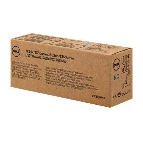 Dell YX24V SY 700-Page Toner Cartridge for Dell 1250c/1350cnw/1355cn/1355cnw/C1760nw/C1765nf/C1765nfw, Cyan