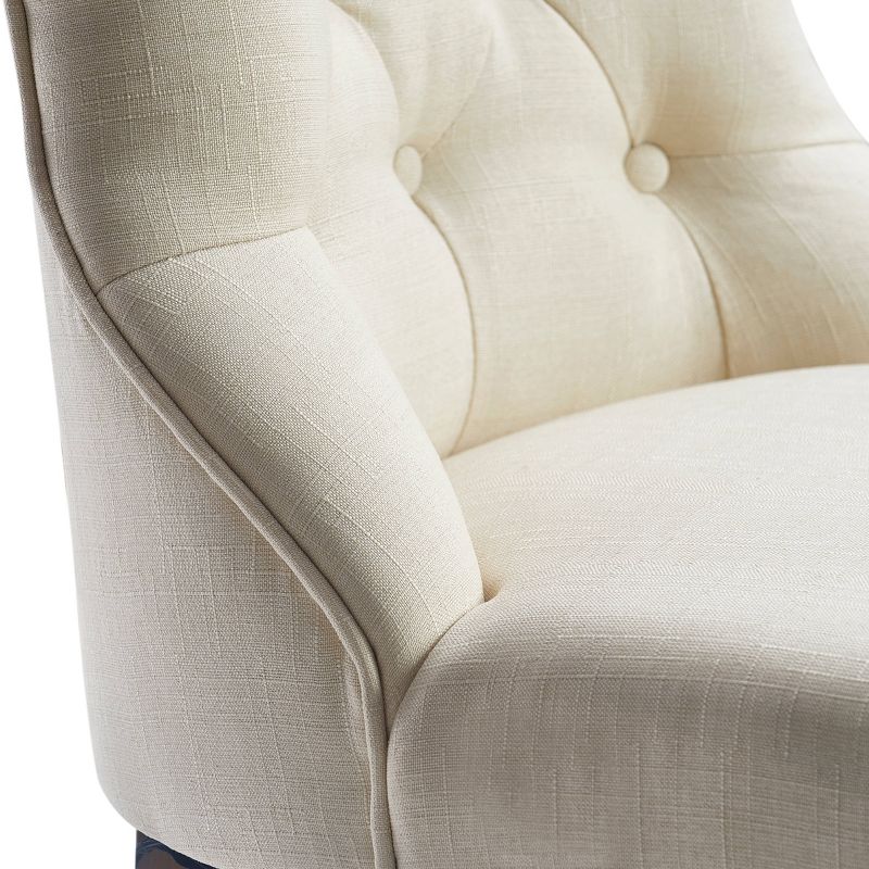 Set of 2 Elmhurst Tufted Side Chair Vintage Cream - Finch