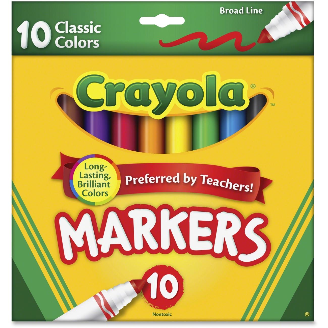 Crayola Classic Broad Line Markers
