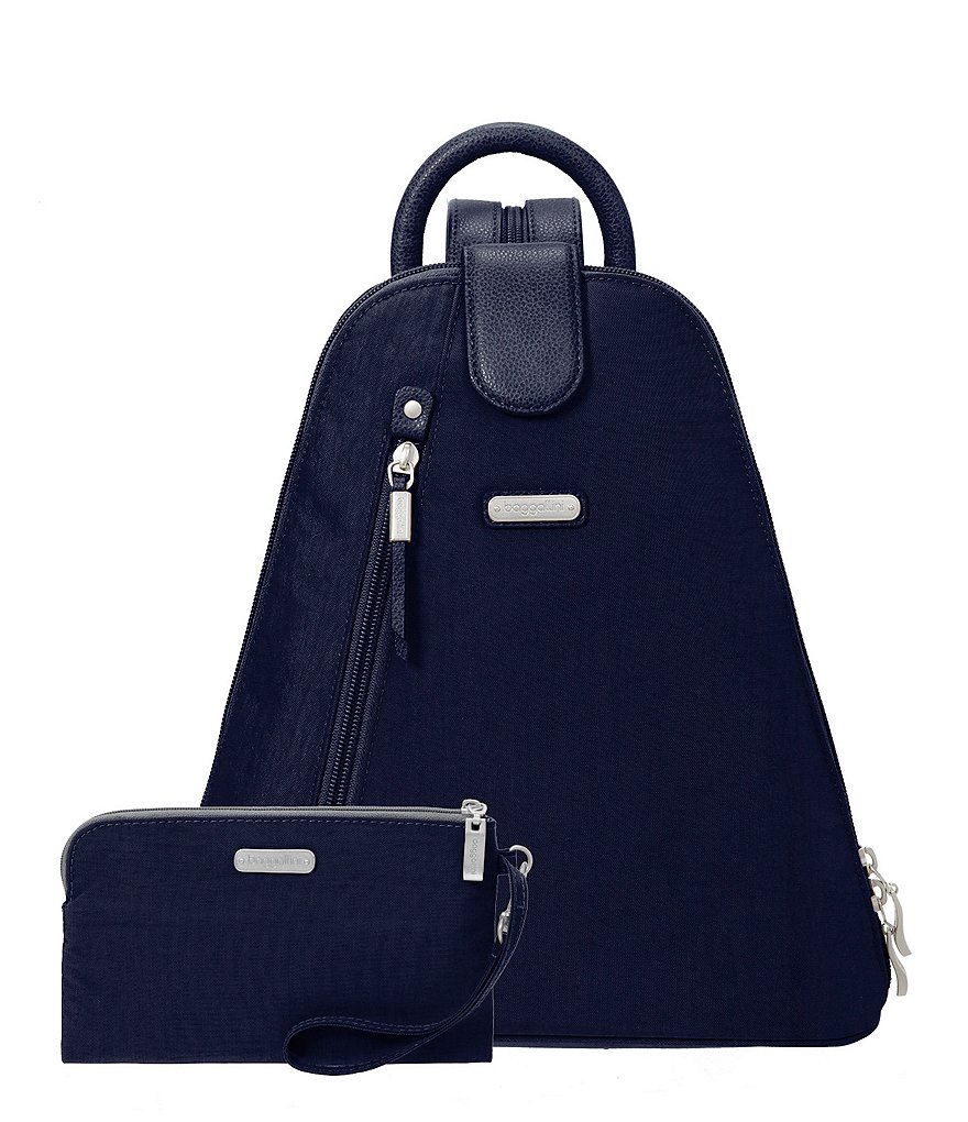 Baggallini Metro Backpack with Removable RFID Wristlet