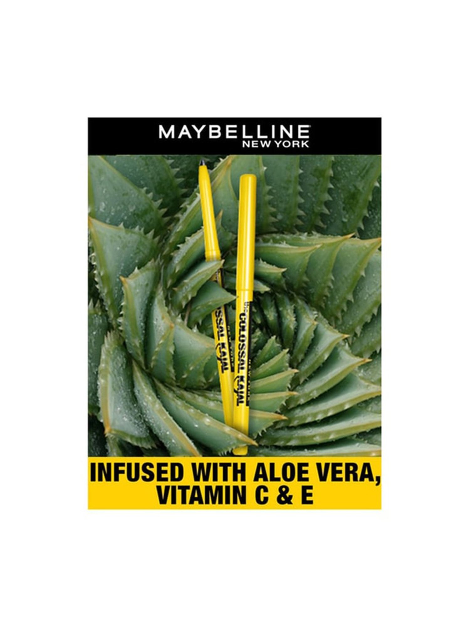 Maybelline New York Colossal Kajal Black - Pack of 2