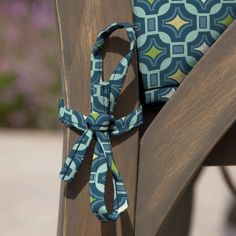 Arden Selections Outdoor Dining Chair Cushion Set Alana Tile